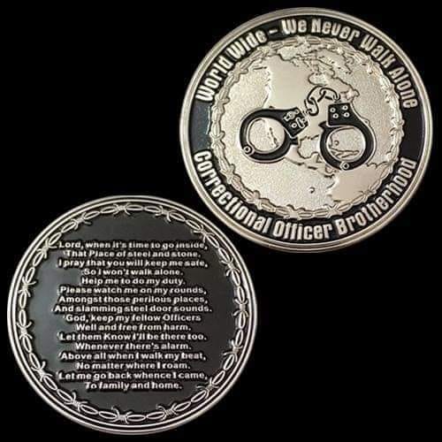 Correctional Officer Brotherhood Challenge Coin
