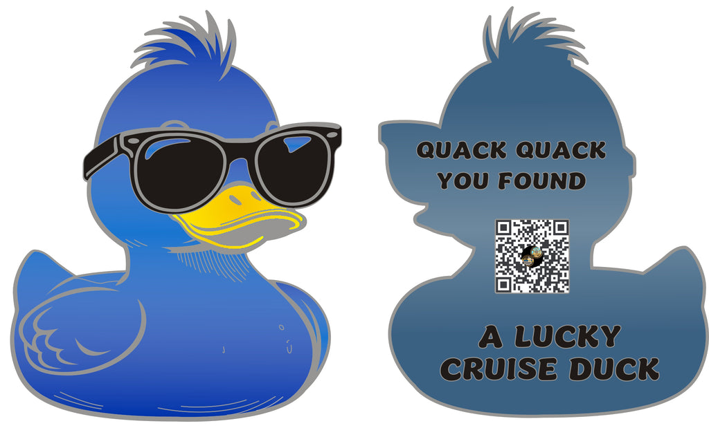 Cruise Duck Challenge Coin w/ Custom QR Code *BULK ORDER ONLY*