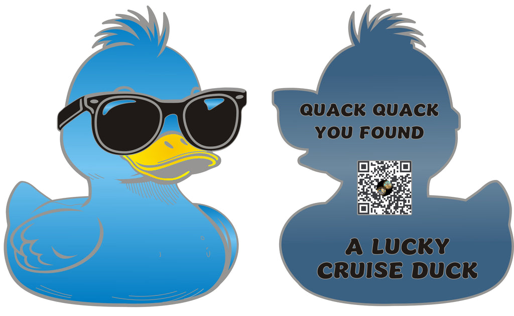 Cruise Duck Challenge Coin w/ Custom QR Code *BULK ORDER ONLY*