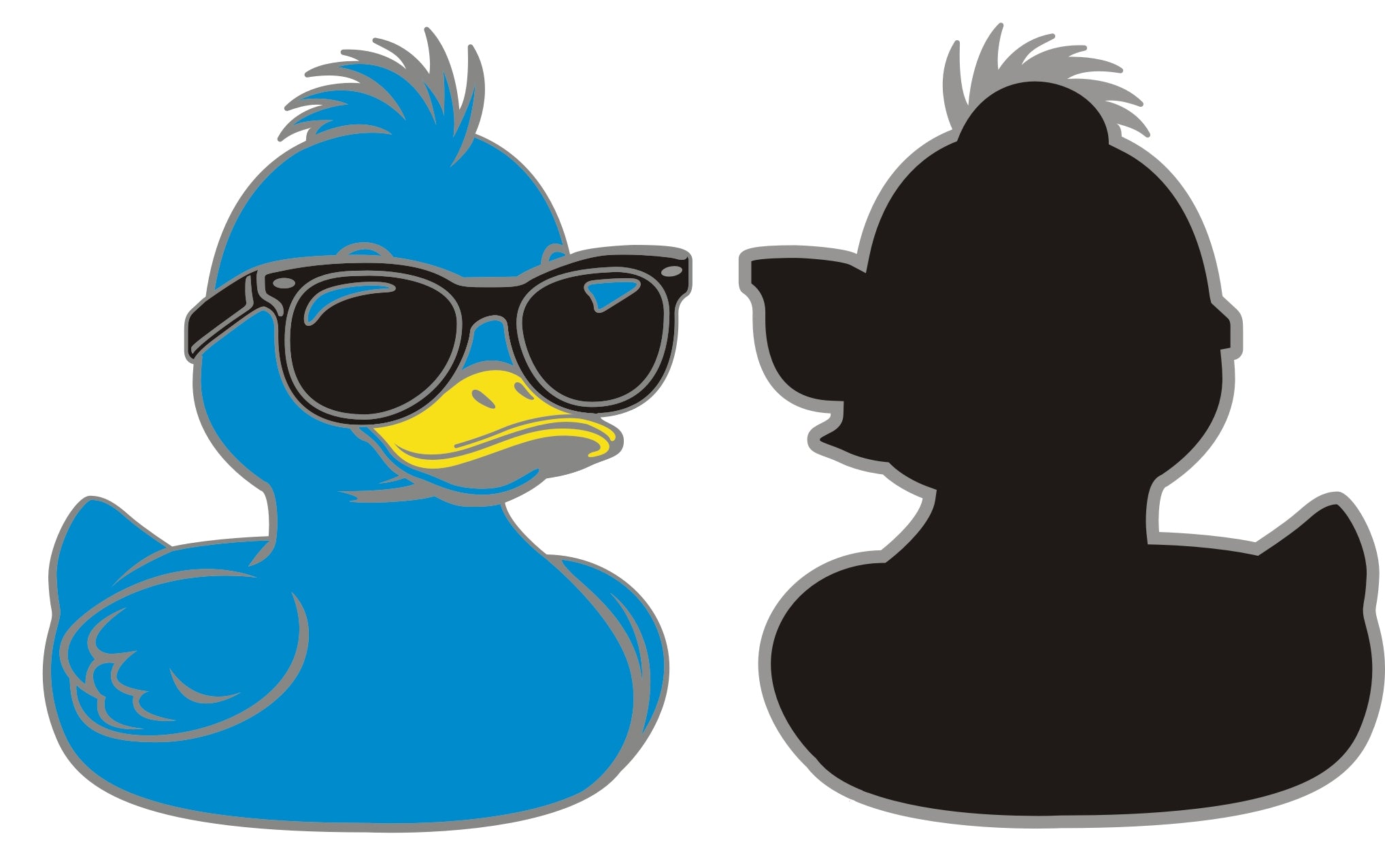 Rubber Duck PVC Magnets