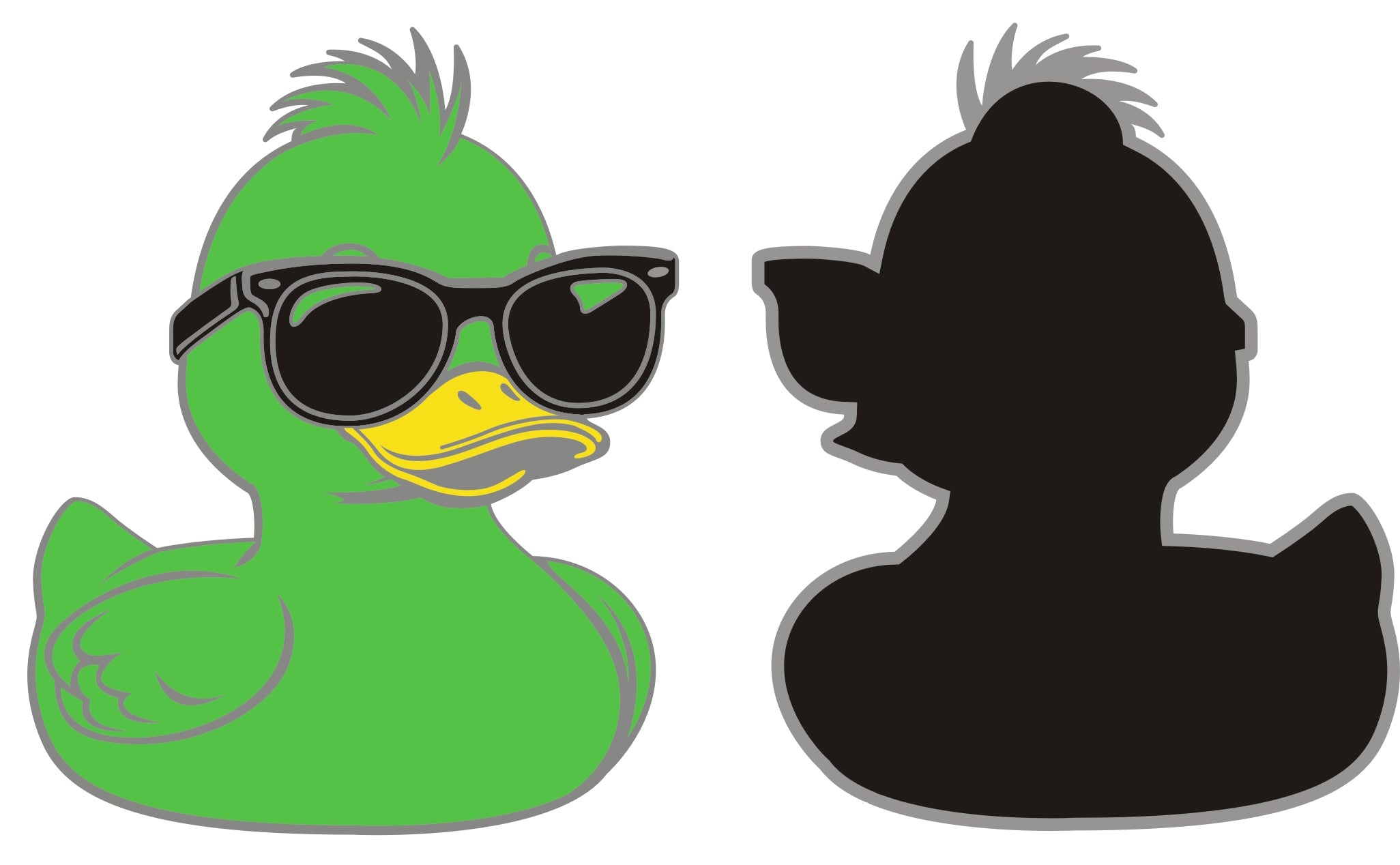 Rubber Duck PVC Magnets