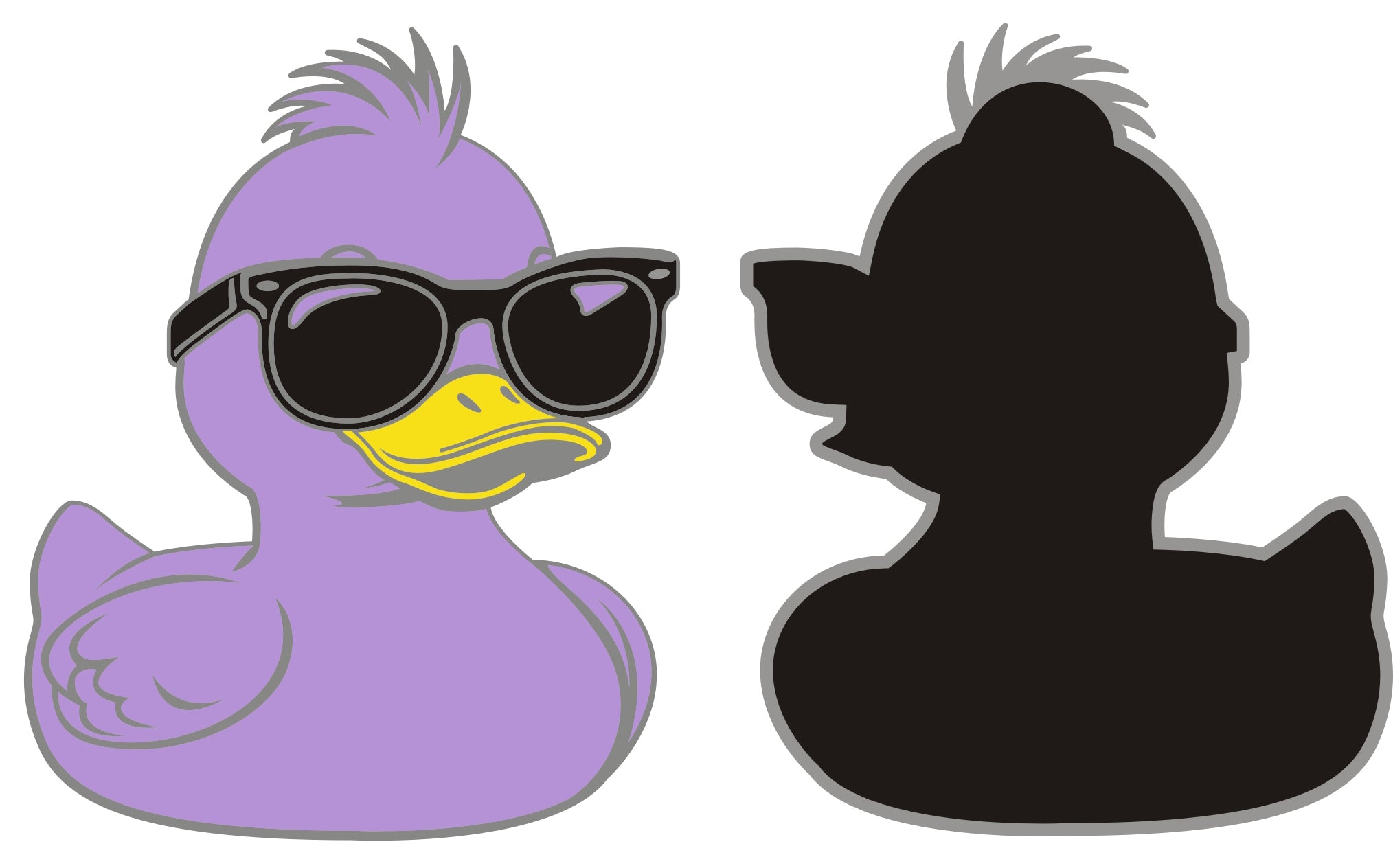 Rubber Duck PVC Magnets