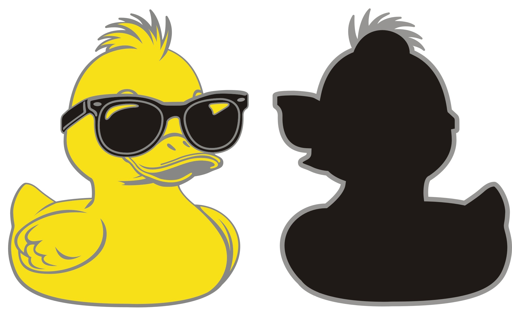 Rubber Duck PVC Magnets