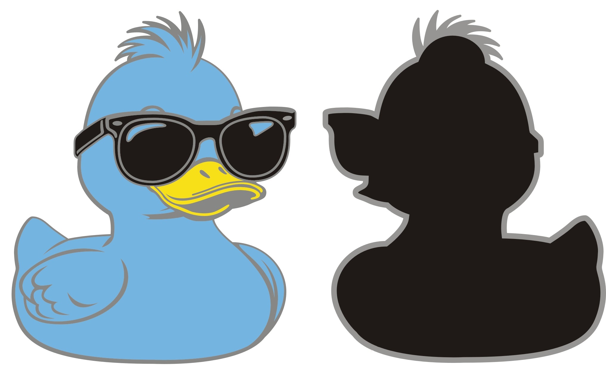 Rubber Duck PVC Magnets