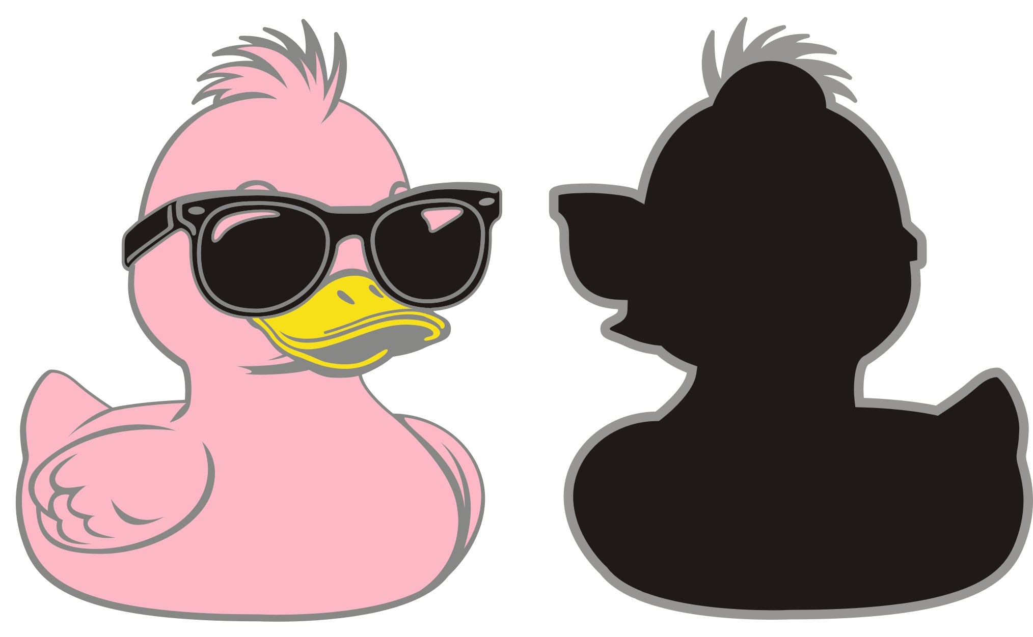 Rubber Duck PVC Magnets
