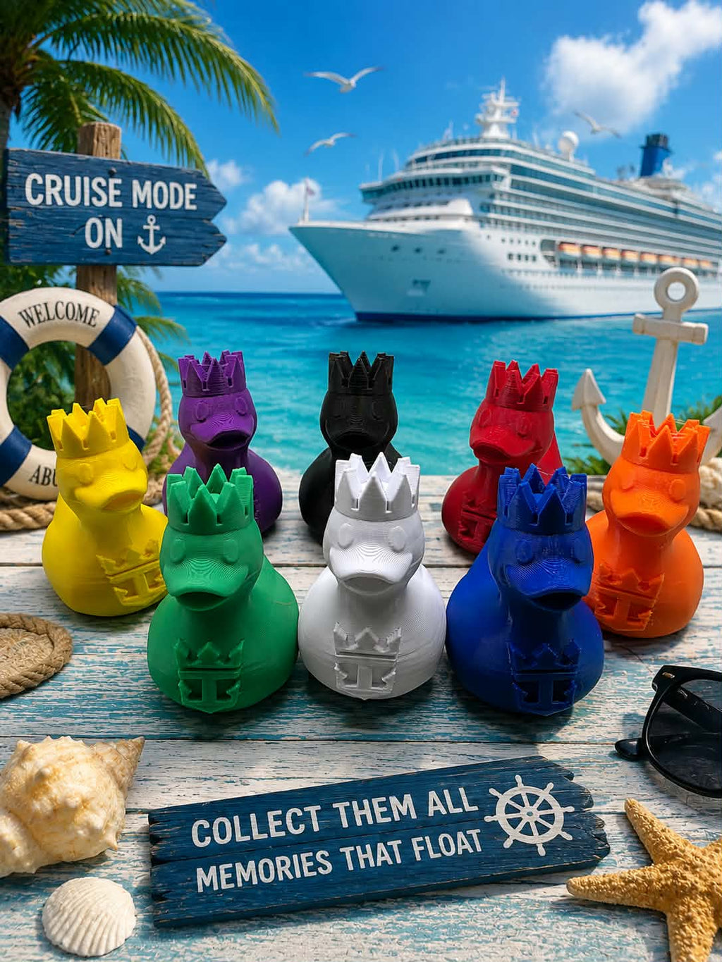 Royal Caribbean 3D Cruise Ducks