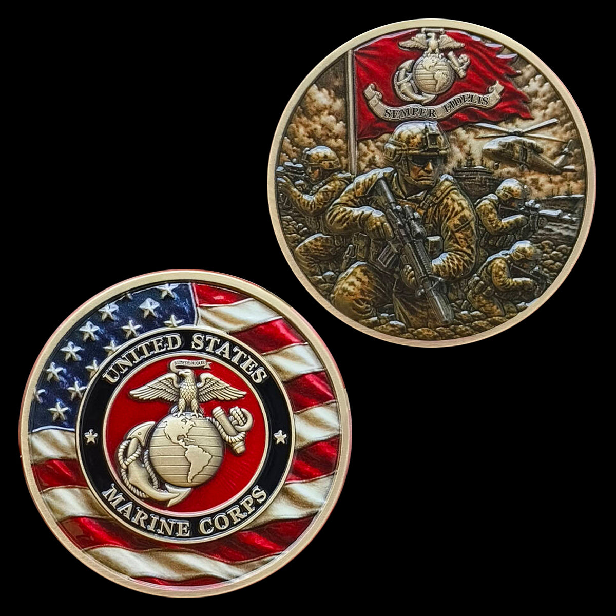 US MARINE CORPS Challenge Coin