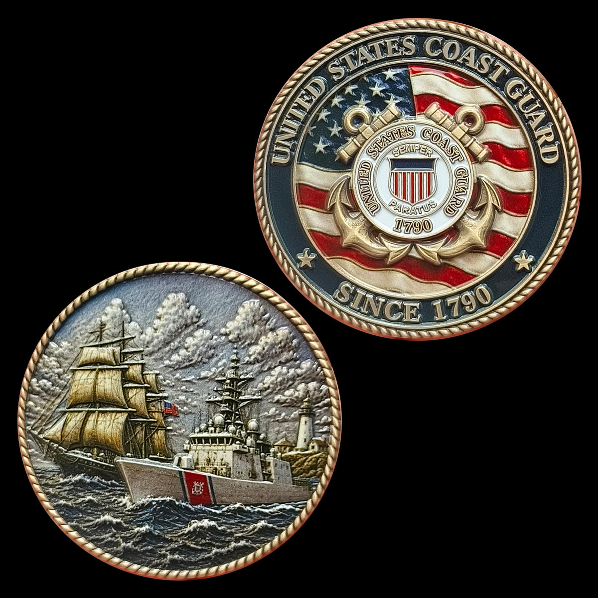 US COAST GUARD Challenge Coin